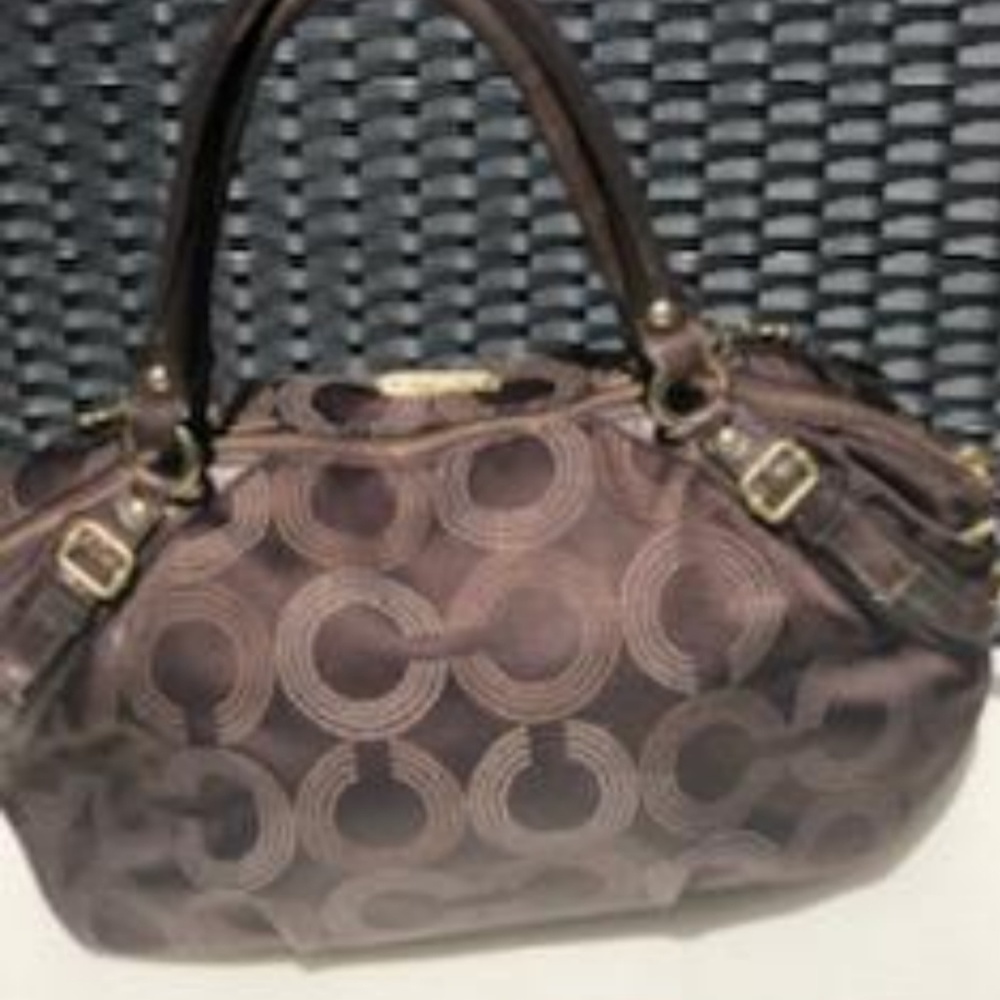 Authentic Brown Coach Bag - Picture 3 of 6